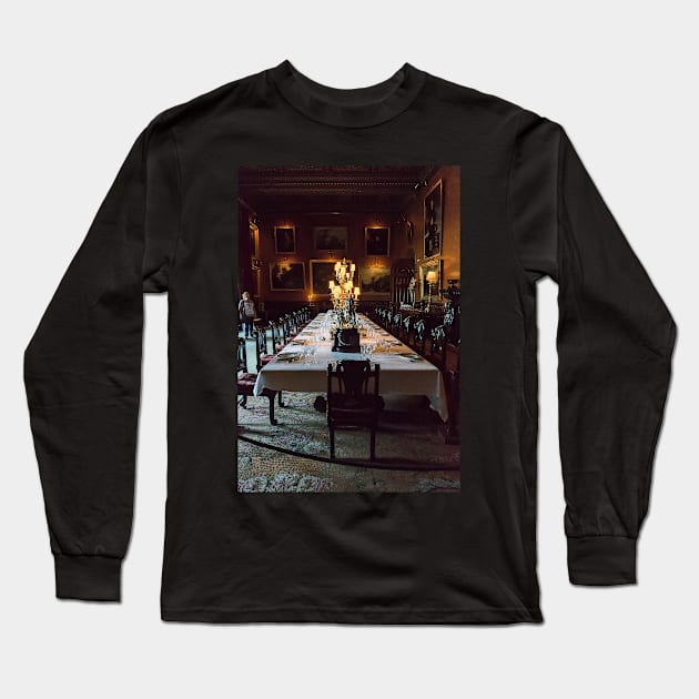 Penrhyn castle- Room  27 Long Sleeve T-Shirt by jasminewang